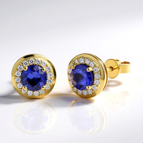 Orecchini in oro con Tanzanite AAA (CIRARI)