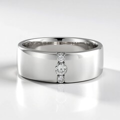 Anello in argento con Diamante I2 (H) (de Melo Essence)