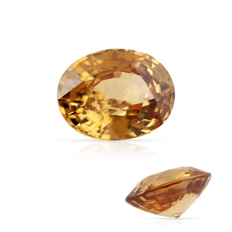 Gelber Zirkon 10,308 ct