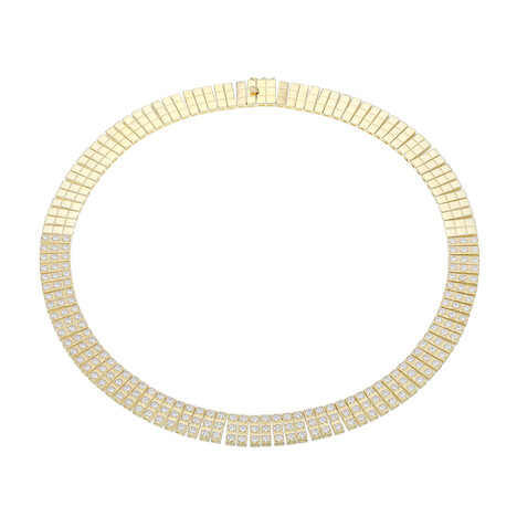 Zirkon-Silbercollier (Adela Silber)