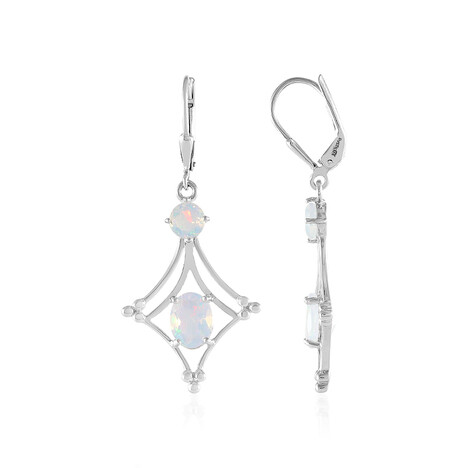 Orecchini in argento con Opale di Welo