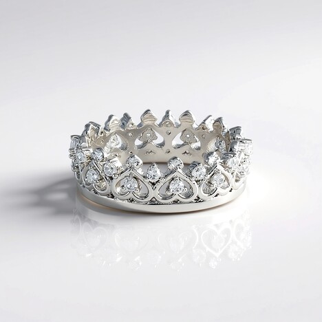 Anello in argento con Zircone