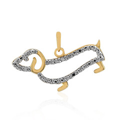 Pendentif en argent et Diamant I2 (I)