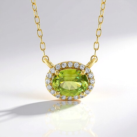 Collana in argento con Sfene