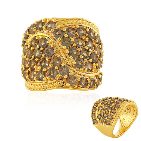 Anello in argento con Granato Cangiante