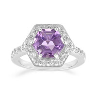 Anello in argento con Ametista