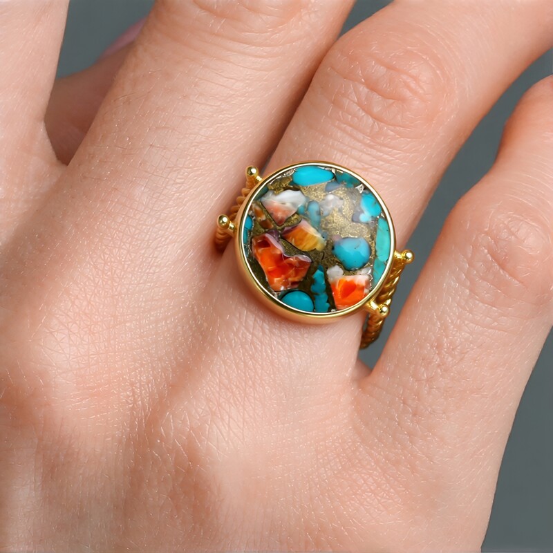 Anello in argento con Gemma