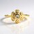 Anello in argento con Diamante Champagne I2 (Ornaments by de Melo)