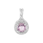 Ciondolo in argento con Kunzite