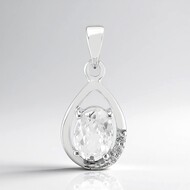 Pendentif en argent et Zircon