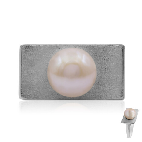 Süßwasserzuchtperlen-Silberring (TPC)