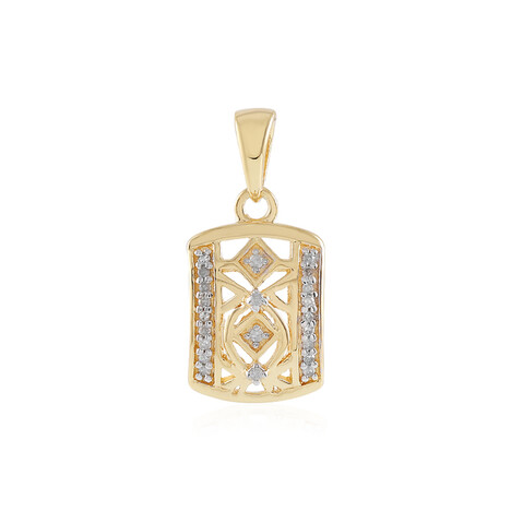 I2 (I) Diamant-Silberanhänger