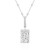 Collar en plata con Zircón (Dallas Prince Designs)