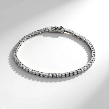 Brazalete en oro con Diamante I1 (H)  (CIRARI)