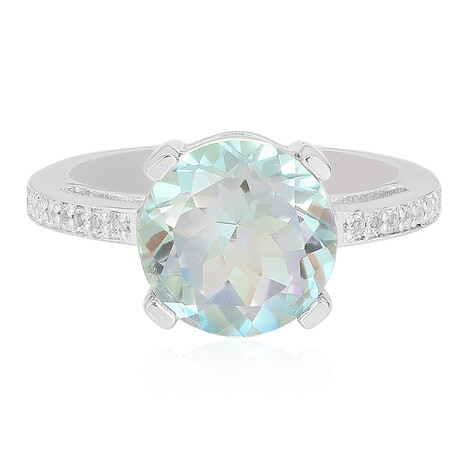 Bergsee-Quarz-Silberring