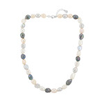 Freshwater pearl Silver Necklace (TPC)