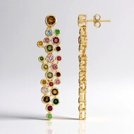 Orecchini in argento con Tormalina
