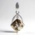 Ciondolo in argento con Magnesite