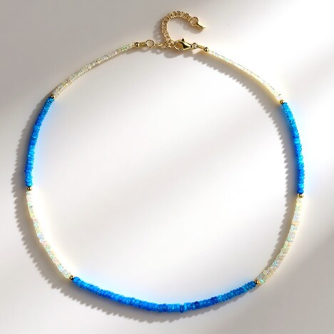 Collana in argento con Opale di Welo