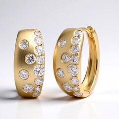 Orecchini in oro con Diamante SI2 (H) (CIRARI)