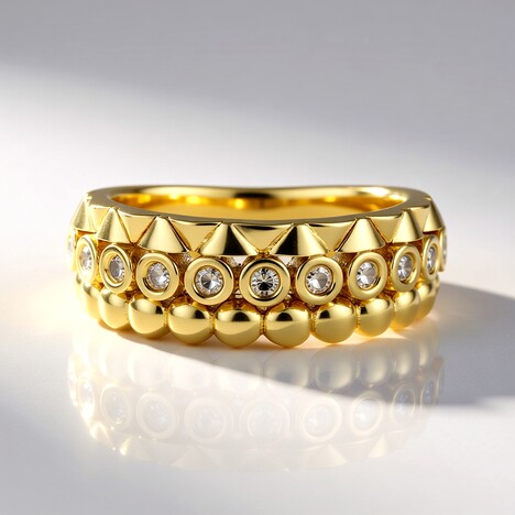 Anello in argento con Diamante Cioccolato I2