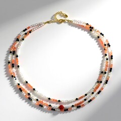 Collana in argento con Agata Rossa (Riya)