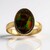 Anello in argento con Ammolite (Bali Barong)