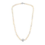 Collar en plata con Cuarzo blanco