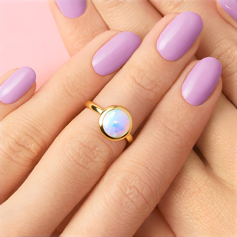 Bague en or et Opale Welo (de Melo)