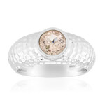 Anello in argento con Morganite Brasiliana