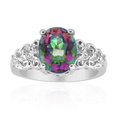 Anillo en plata con Cuarzo místico
