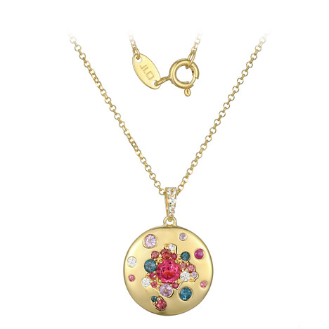 Collier en argent et Topaze bleu de Londres (Adela Silber)