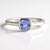 Anello in argento con Tanzanite