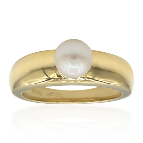 Anello in argento con Perla di Acqua Dolce