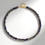 Collar en plata con Cuarzo Rayo de luna