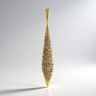 9K I2 Champagne Diamond Gold Pendant (de Melo Gold)