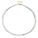 Beryll-Silberhalskette