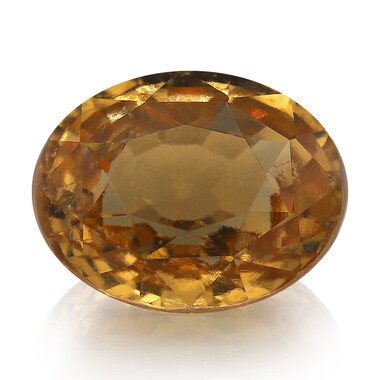 Grossular-Edelstein 9,48 ct in Sammler-Box