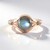 Anello in argento con Labradorite Verde Maniry (KM by Juwelo)