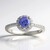 Anello in oro con Tanzanite AAA