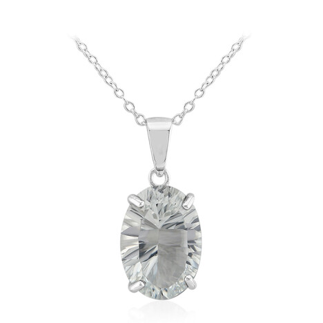 Collar en plata con Topacio blanco