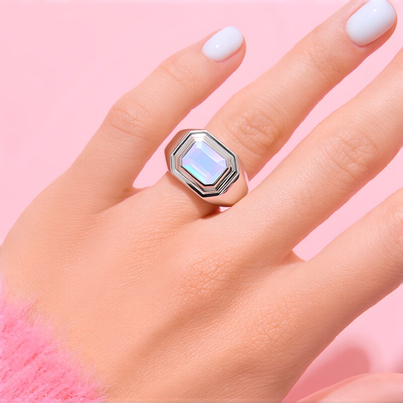 Welo-Opal-Silberring