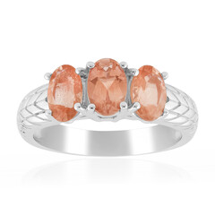 Bague en argent et Pierre du Soleil de l’Orégon