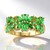 Anello in oro con Tsavorite del Kenya (de Melo Gold)