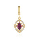 Pendentif en argent et Grenat Umbalite