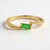 Bague en argent et Tsavorite de Lemshuku