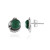 Orecchini in argento con Malachite (Desert Chic)