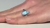 Bague en argent et Larimar (KM by Juwelo)