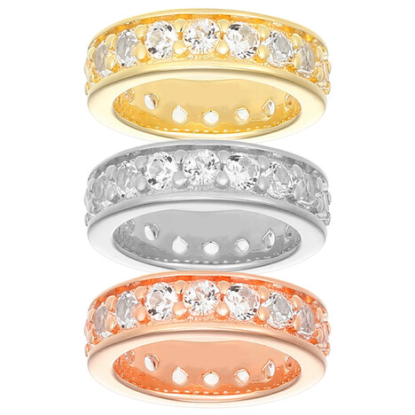 Colgante en plata con Topacio blanco (MONOSONO COLLECTION)