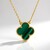 Collana in argento con Malachite (Adela Silber)